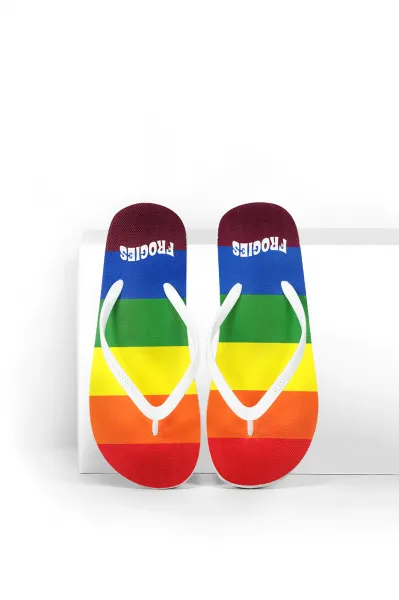 Dámske žabky Frogies Rainbow