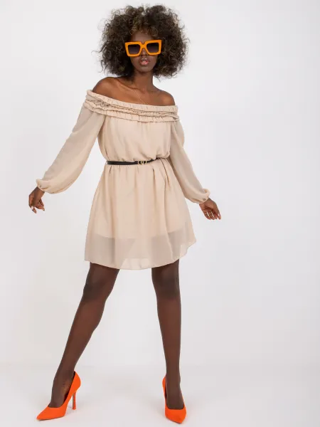 Dress-DHJ-SK-6831.36-beige