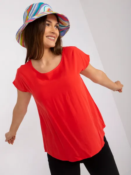 Blouse-D73761W10978G-red