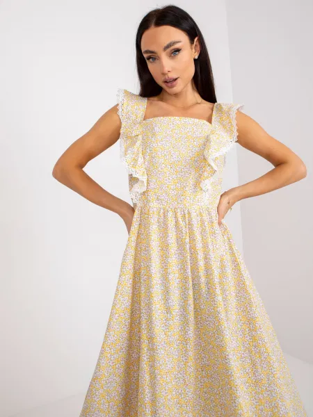 Dress-EM-SK-229.59P-Light Yellow