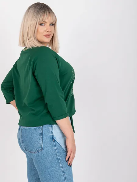 Blouse-RV-BZ-7578.66-dark green