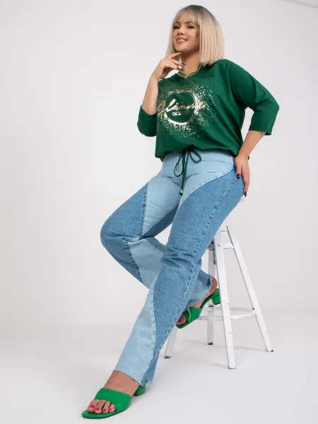 Blouse-RV-BZ-7578.66-dark green