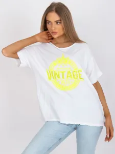 T-shirt-DHJ-TS-6860.26X-white-yellow