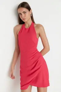 Trendyol Fuchsia Halter Woven Dress