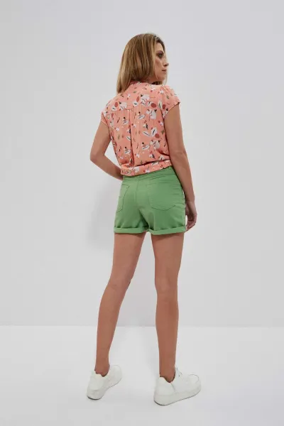 Marisse Lyocell Shorts L-Sh-3703 Palm
