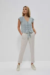 Marisse Patterned Shirt Blouse L-Ko-3731 Forest