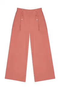 Trousers made of smooth viscose