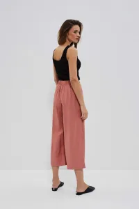 Trousers made of smooth viscose
