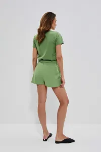 Marisse Smooth Cotton Shorts L-Sh-3709 Palm