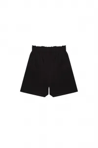 Marisse High-Waisted Viscose Shorts L-Sh-3719 Black