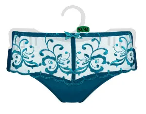 PLAYTEX ESSENTIAL ELEGANCE MIDISLIP - Dámske nohavičky s čipkou - modrá