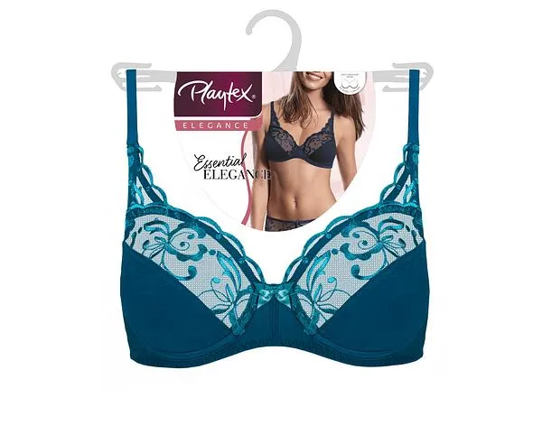 PLAYTEX ESSENTIAL ELEGANCE UNDERWIRE BRA - Dámska podprsenka s kosticami - modrá