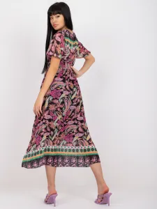 Dress-DHJ-SK-11331-3.61-black-pink