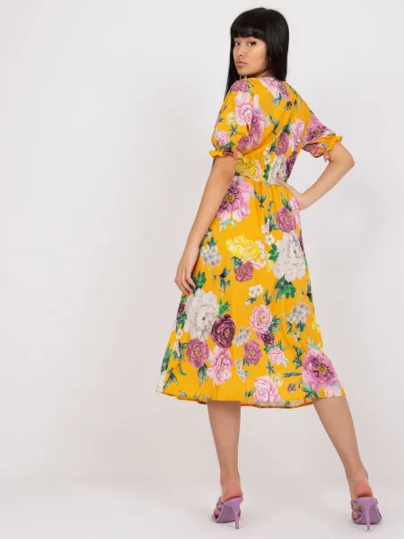 Dress-LK-SK-507564.36P-dark yellow