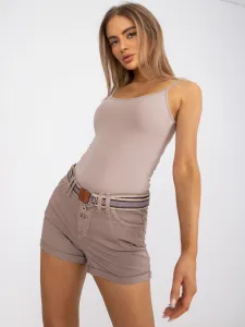 Shorts-D63990Z62190K-dark beige
