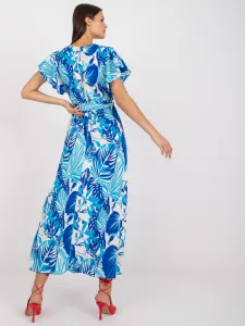 Dress-DHJ-SK-13203-1.03X-White-Blue