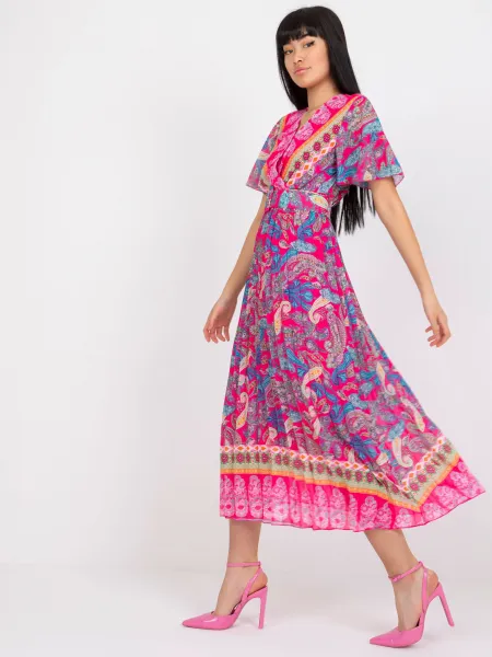 Dress-DHJ-SK-11331-3.61-dark pink
