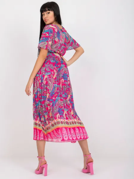 Dress-DHJ-SK-11331-3.61-dark pink