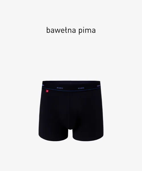 Men's quality boxers ATLANTIC PREMIUM - dark blue