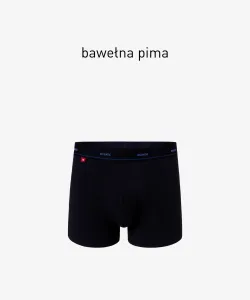 Men's quality boxers ATLANTIC PREMIUM - dark blue