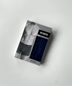 Men's quality boxers ATLANTIC PREMIUM - dark blue