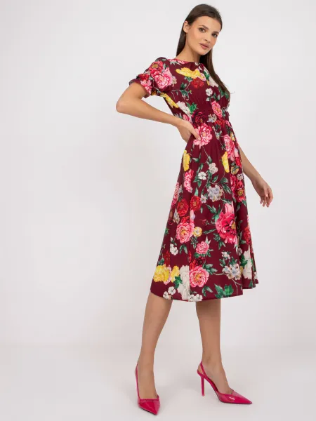 Dress-LK-SK-507564.36P-burgundy