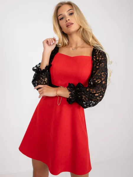 Dress-LK-SK-508840.22X-Red
