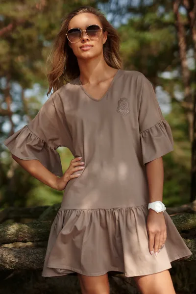 Dámske šaty Makadamia M729