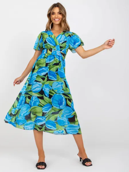 Dress-DHJ-SK-15967.54P-black-blue