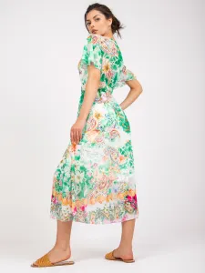 Dress-DHJ-SK-15967-1.01P-white-green