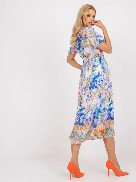 Dress-DHJ-SK-15967-1.01P-white-blue