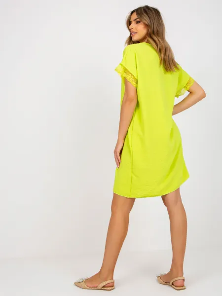 Dress-DHJ-SK-0123.60P-Lime
