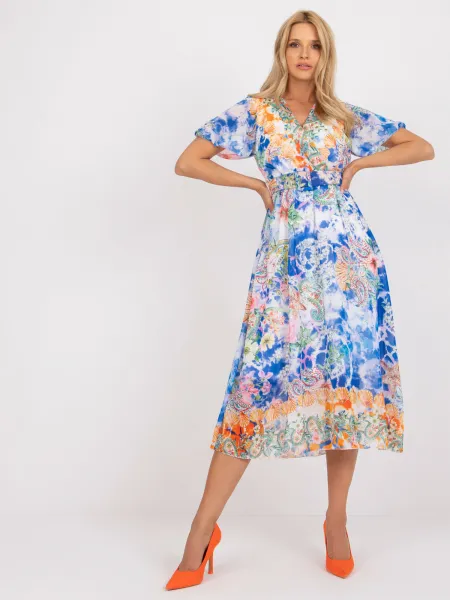 Dress-DHJ-SK-15967-1.01P-white-blue