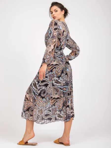Dress-DHJ-SK-11389-2.52P-black-beige