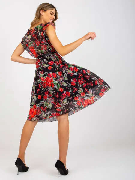 Dress-DHJ-SK-N13198-3.05P-black-red