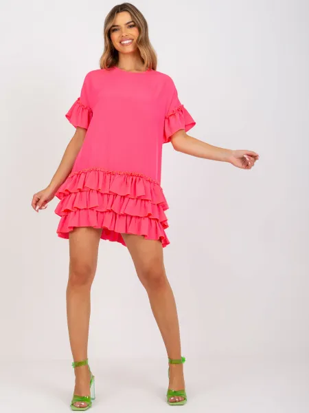 Dress-CHA-SK-1422.19-fluo pink