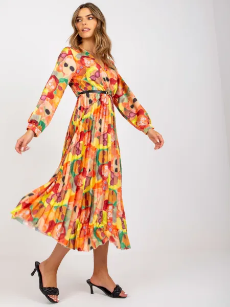 Dress-DHJ-SK-15163.84-Orange