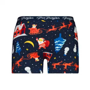 Pánske boxerky Winter story Frogies Christmas