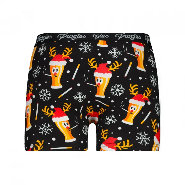 Pánske boxerky Smoke beer black Frogies Christmas
