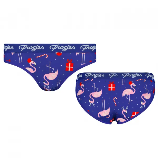 Dámske nohavičky Flamingo Christmas - Frogies