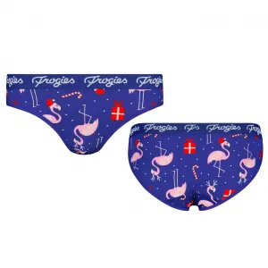 Dámske nohavičky Flamingo Christmas - Frogies
