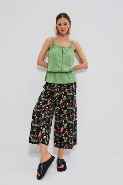 Marisse Cotton Tank Top L-Ts-3845 Palm