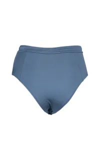 Trendyol Blue Shiny Cut Out Detailed High Waist Bikini Bottoms