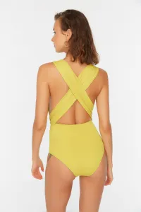 Dámske plavky Trendyol V-neck