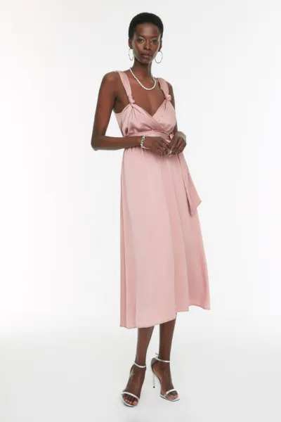 Dámske oblečenie Trendyol TPRSS19BB0283/Dried rose
