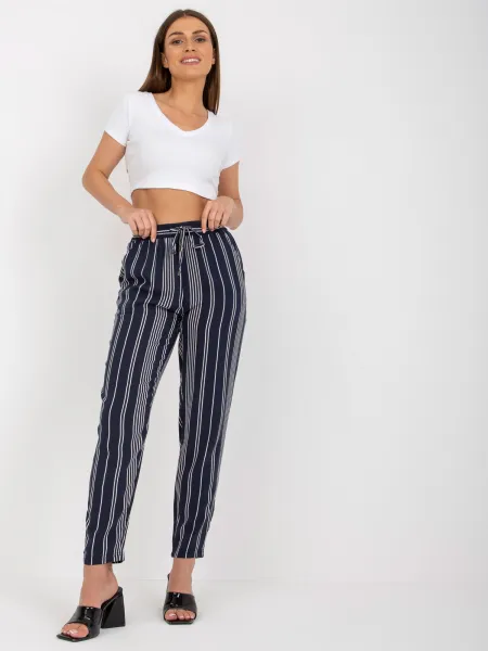 Pants-D73771M61869M-navy blue