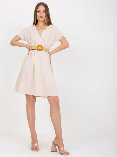 Dress-CA-SK-6308.55-light beige