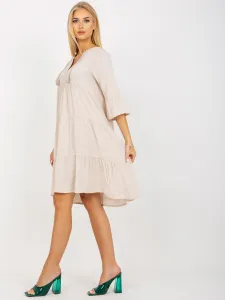 Dress-D73761M30214A1EN-light beige