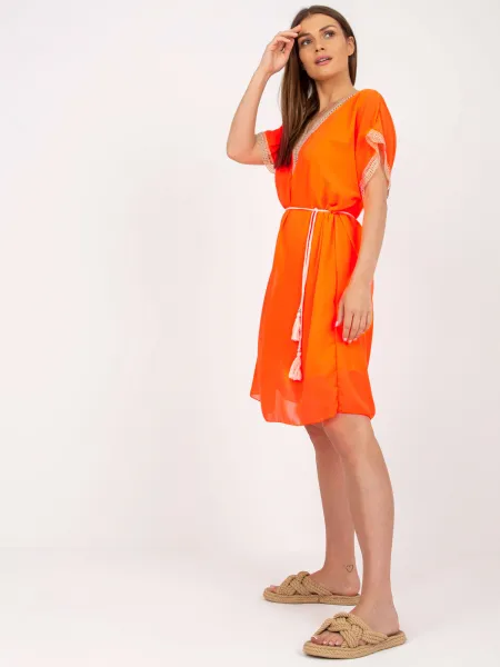 Dress-DHJ-SK-1508.12-fluo orange