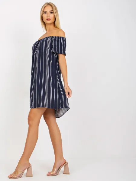 Dress-D73771M30145I-navy blue